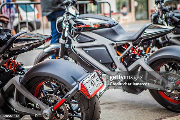 harley davidson electric motorcycle - harley davidson stock pictures, royalty-free photos & images