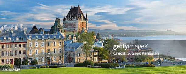 quebec city skyline - québec 個照片及圖片檔