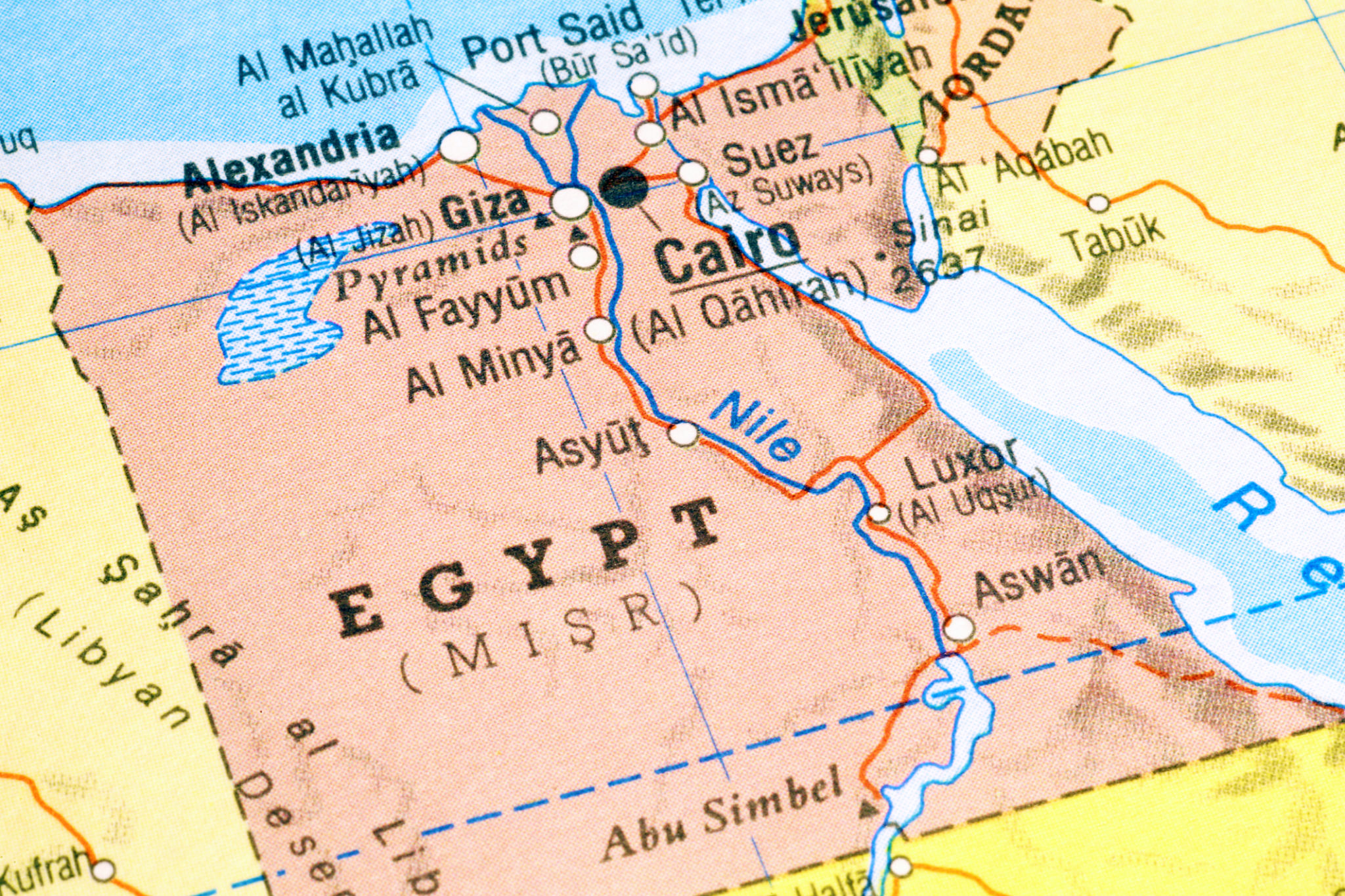 egypt map