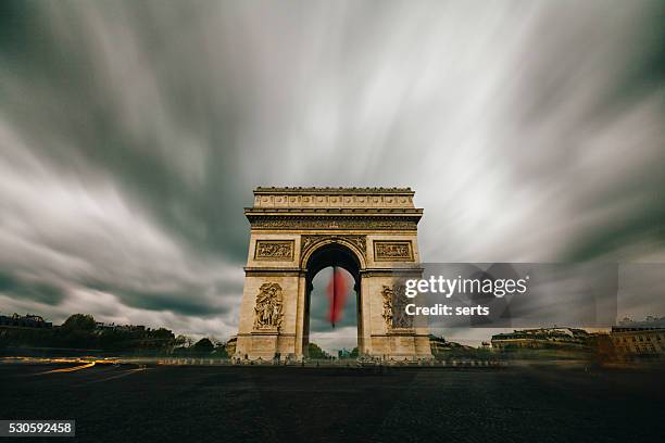 arc de triomphe - franse revolutie stockfoto's en -beelden