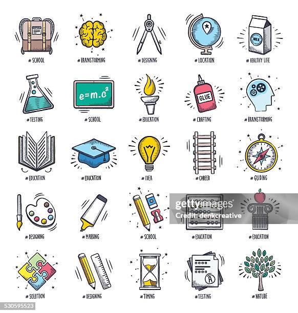 bildung und kritzeleien - abacus stock-grafiken, -clipart, -cartoons und -symbole