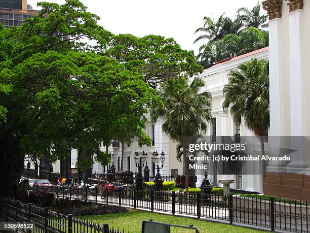 national assembly building - caracas venezuela fotografías e imágenes de stock