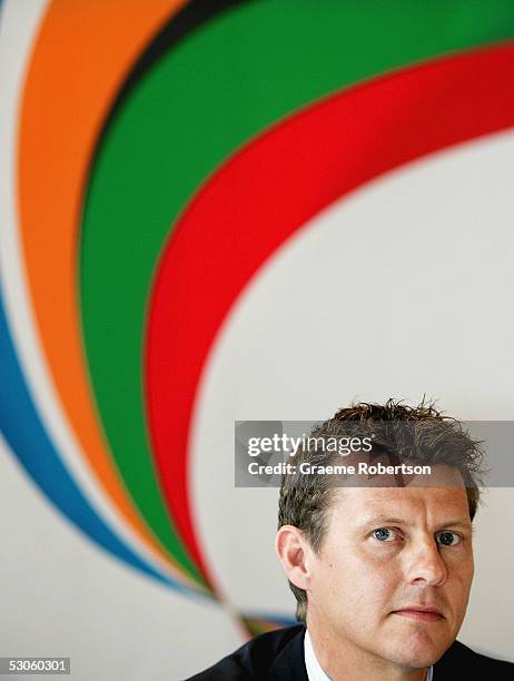 Steve Cram, Chairman of the English Institute of Sport attends at a press conference for the launch of London 2012's plans for the London Olympic...