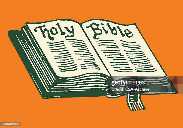 bible - impatient stock illustrations