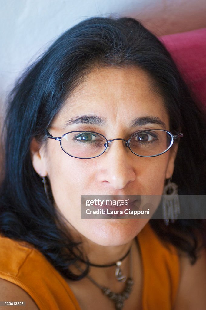 Portrait Of A Woman With Glasses; Oakland California United States Of America