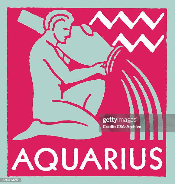 illustrazioni stock, clip art, cartoni animati e icone di tendenza di acquario - aquarius