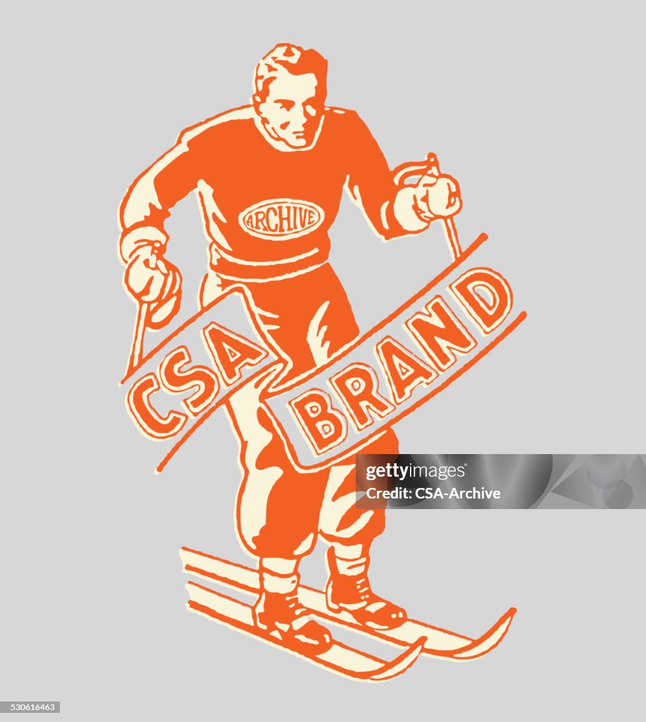 CSA Brand Downhill Skier