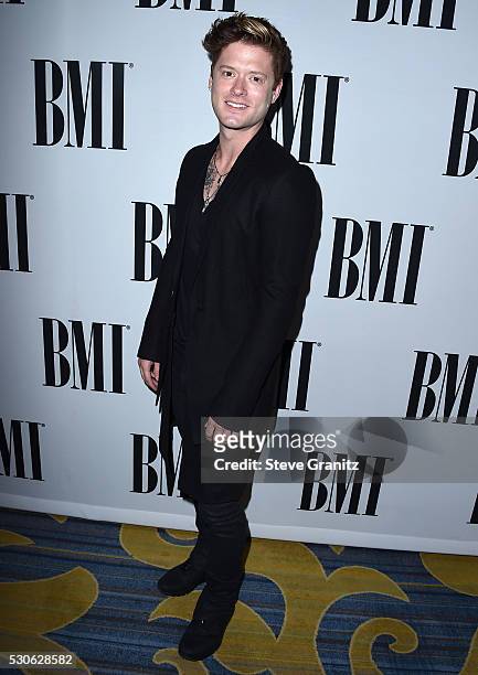 Nash Overstreet arrives at the 64th Annual BMI Pop Awards at the Beverly Wilshire Four Seasons Hotel on May 10, 2016 in Beverly Hills, California.
