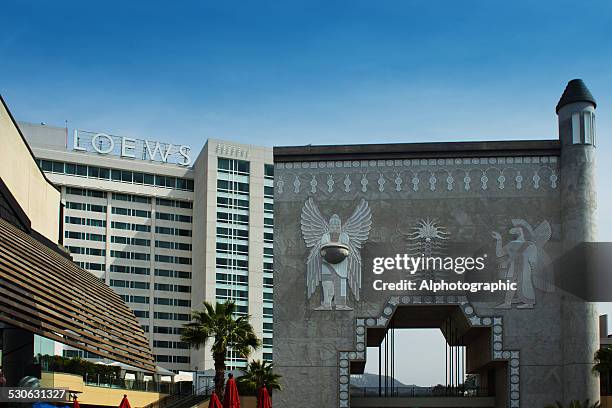 hollywood and highland - loews hotel stock pictures, royalty-free photos & images