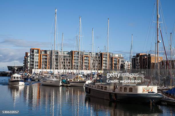 portishead marina - portishead stock pictures, royalty-free photos & images