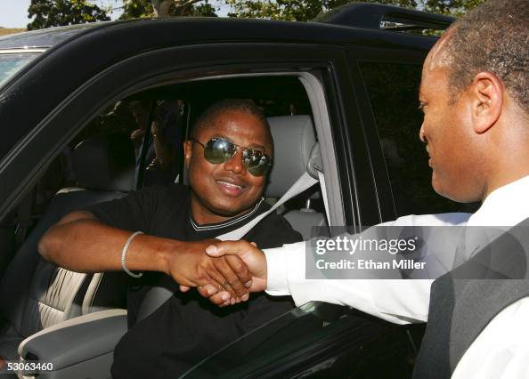 Michael Jackson Brother Randy Michael Jackson's brother, Randy Jackson , shakes a fan's hand as he ...
