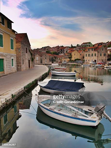 abstract from vrboska - hvar croatia stock pictures, royalty-free photos & images