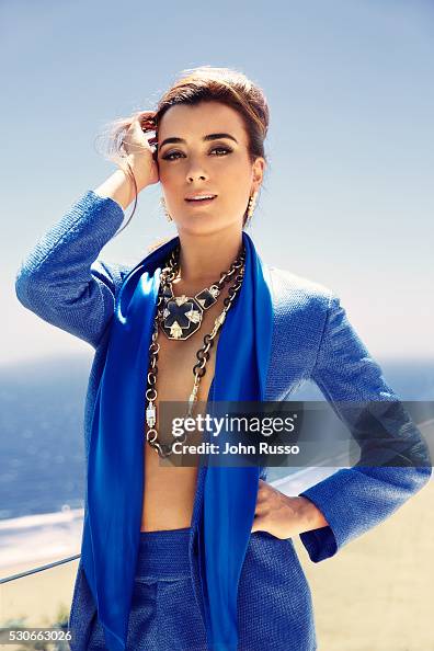 cote de pablo blue dress Cote de Pablo News Photo