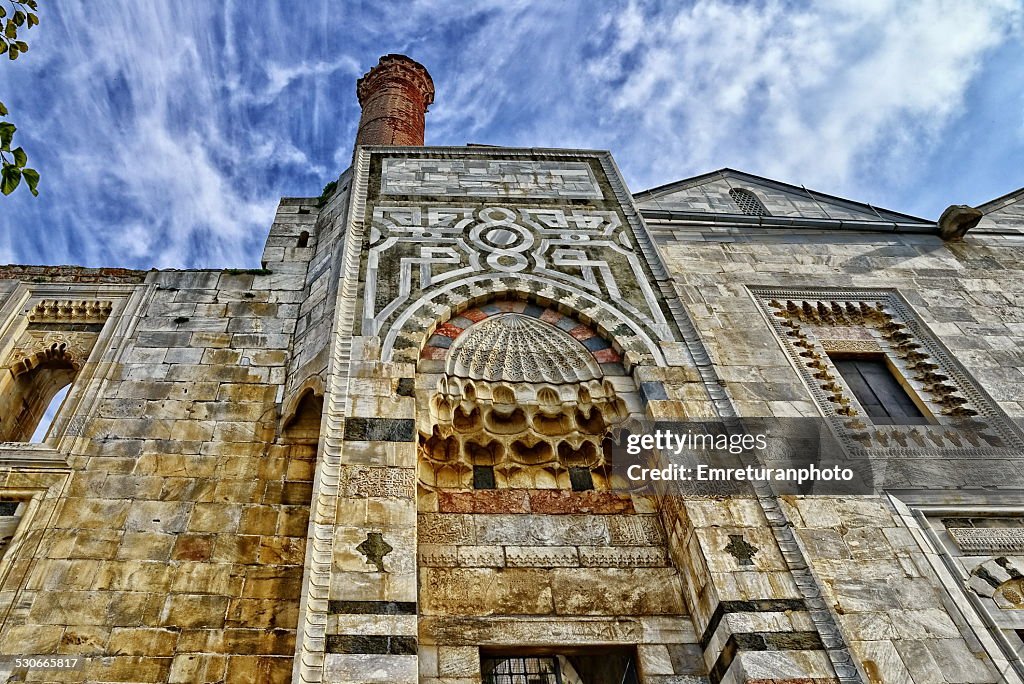 Front entrance of Isa Bey Mosque