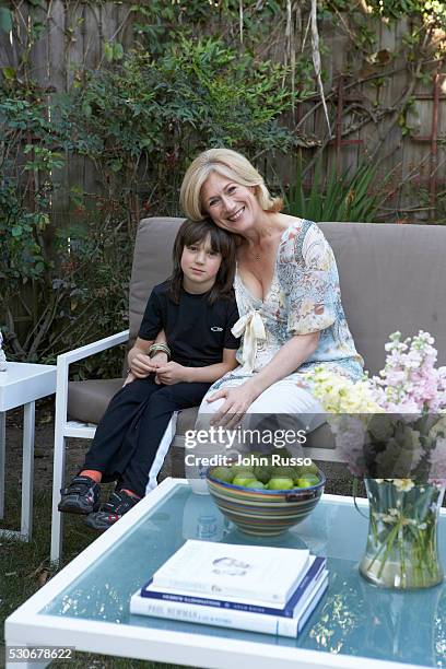 Jayne Atkinson at Home with Son Michael