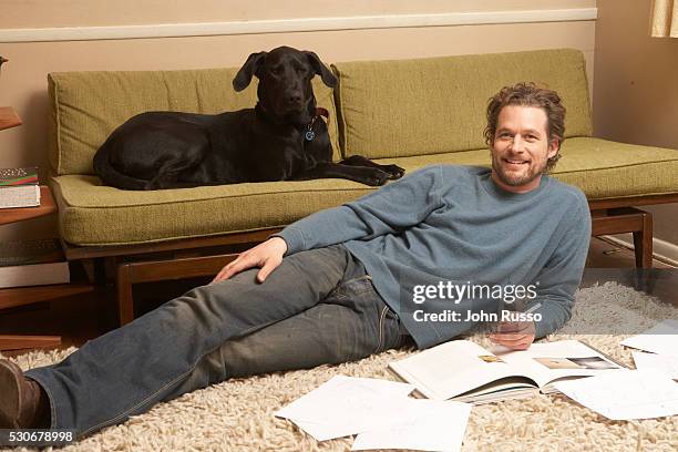 Actor James Tupper is photographed for InTouch Weekly Magazine in 2007 at home in Los Angeles, California.