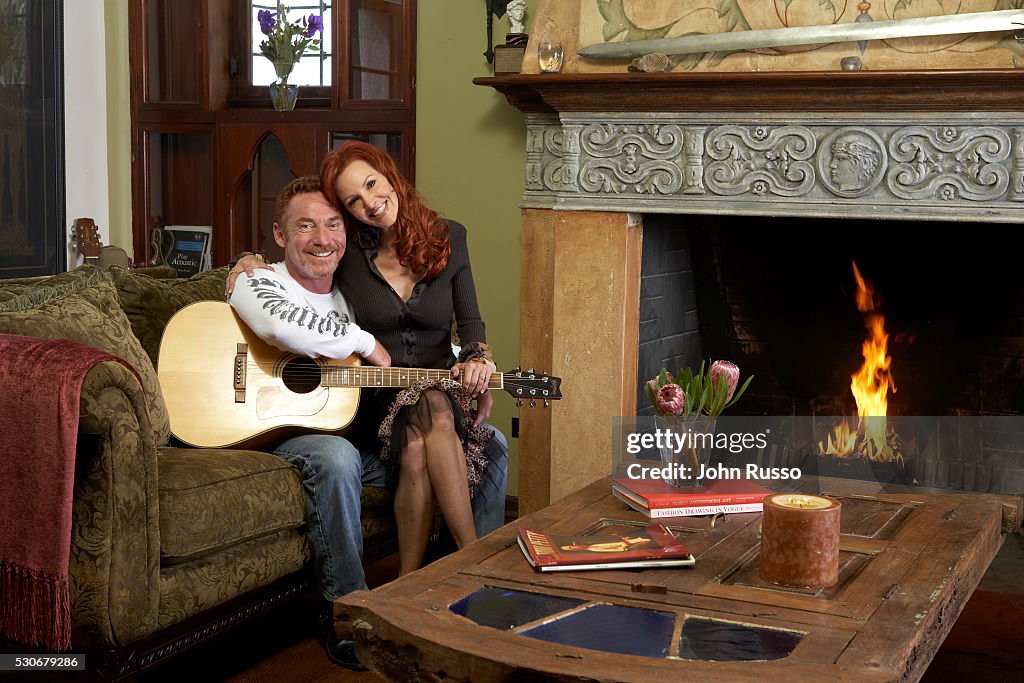 Danny Bonaduce with wife Gretchen at Home, 2007