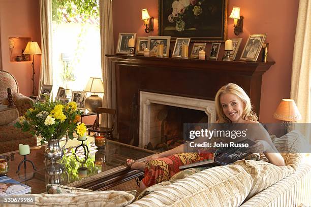 Penelope Ann Miller at Home