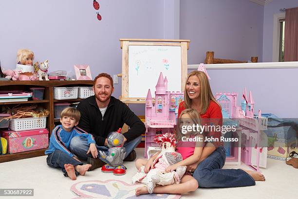 Scott Grimes at Home with Wife Dawn and Children