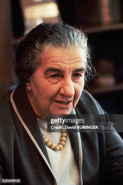 Israeli Prime Minister Golda Meir