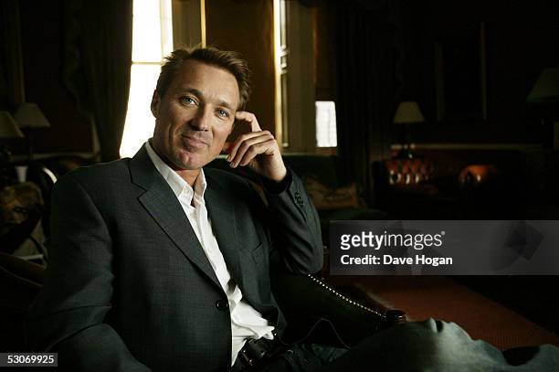 Former Live Aid artist, Spandau Ballet member Martin Kemp, poses for a portrait to commemorate the 20th anniversary of Live Aid, on June 14, 2005 in...
