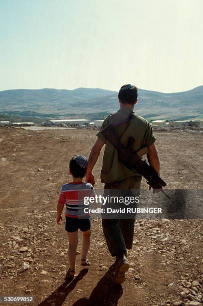 Soldier with Child