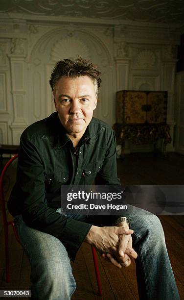 Former Live Aid artist Paul Young poses for a portrait to commemorate the 20th anniversary of Live Aid, on June 14, 2005 in London, England. The...