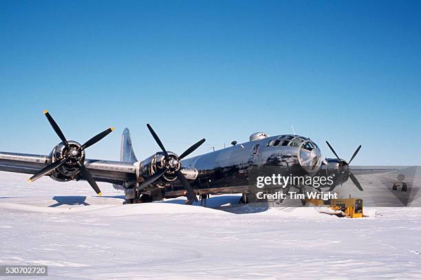 The Kee Bird was a B-29 which was ditched in Greeland 270 miles north of Thule Air Base in 1947, and was restored in 1993-1995, only to burn in a...