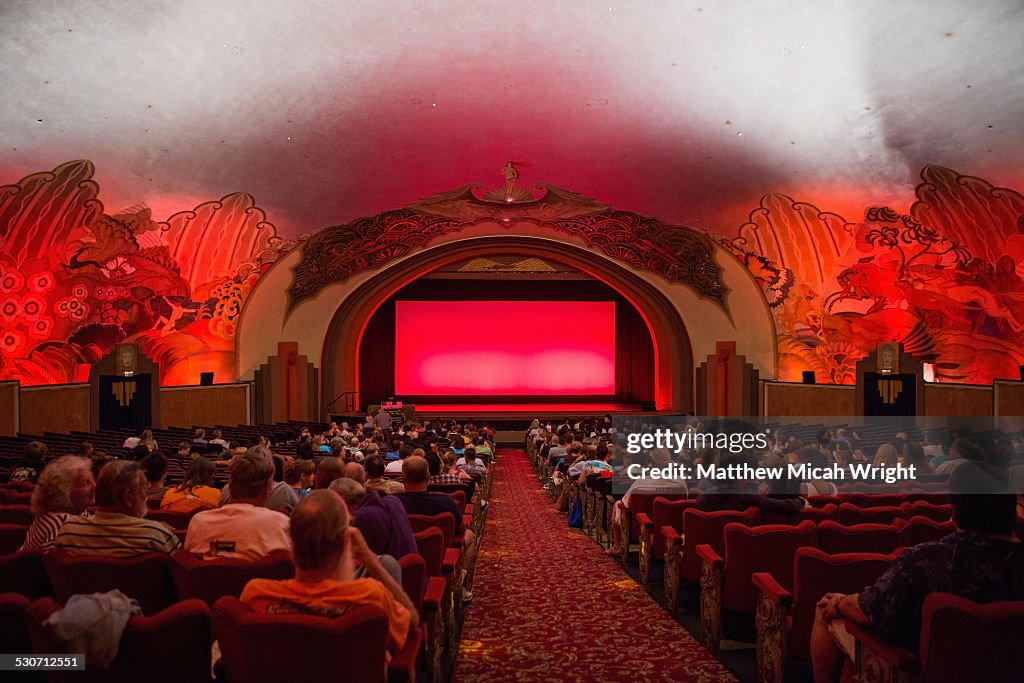 The Catalina Island Casino movie theatre