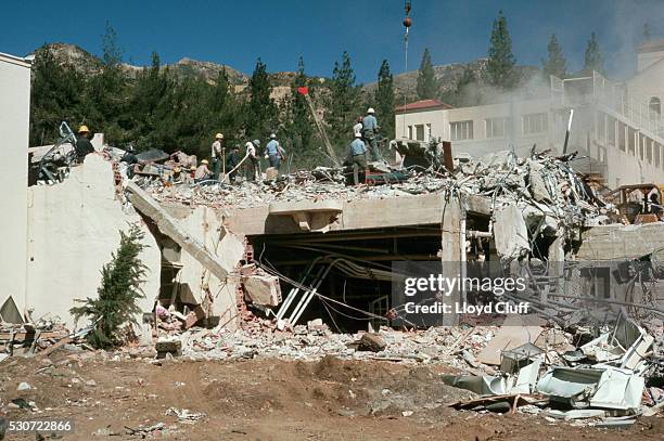 Hospital Damaged by an Earthquake