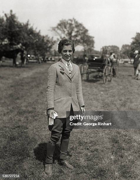 Babylon, L.I., NY: SOCIETY NOTABLES ATTEND BABYLON HORSE SHOW. Mrs. John V. Bouvier, 3rd.