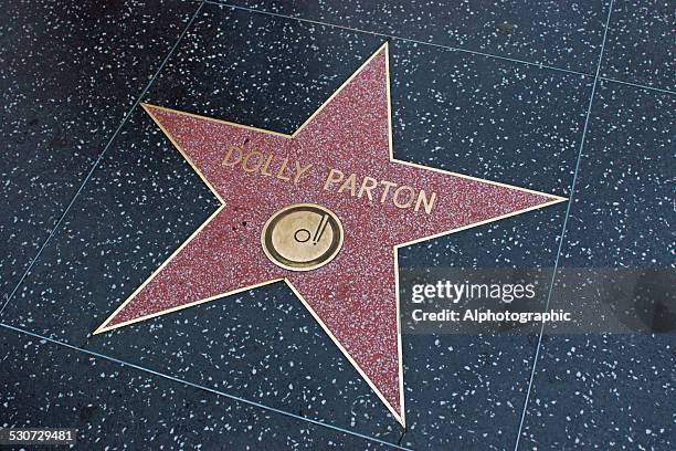 star on walk of fame - dolly parton photos stock pictures, royalty-free photos & images