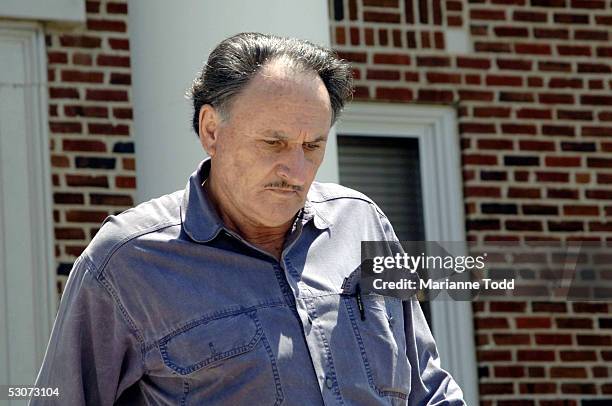 Killen, the brother of Edgar Ray Killen, exits the Neshoba County Courthouse after opening arguments in his brother's murder trial on June 15, 2005...