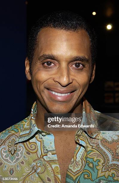 Singer Jon Secada arrives at the Golden Dads Awards ceremony at the Peterson Automotive Museum on June 15, 2005 in Los Angeles, California.