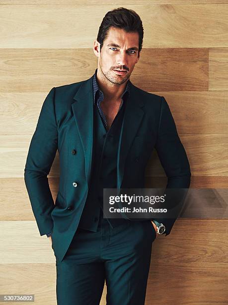 Model David Gandy is photographed for Esquire Latin America on July 1, 2015 in Miami, Florida.