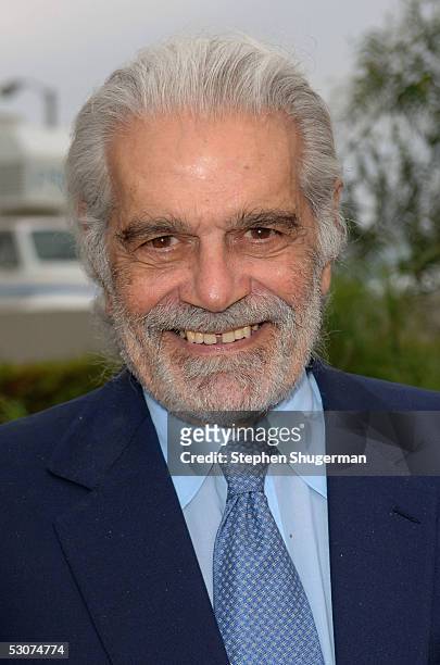 Actor Omar Sharif attends "Tutankhamun And The Golden Age Of The Pharaohs" Premiere Party at Los Angeles County Museum of Art on June 15, 2005 in Los...