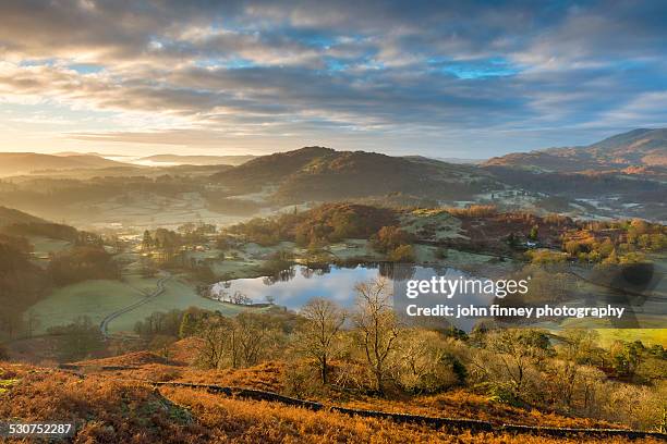 loughrigg tarn, lake district - windermere bildbanksfoton och bilder