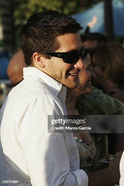 Actor Jake Gyllenhaal attends the Opening Night Twilight Reception of the Maui Film Festival at the Fairmont Kea Lani Hotel June 15, 2005 in Wailea,...