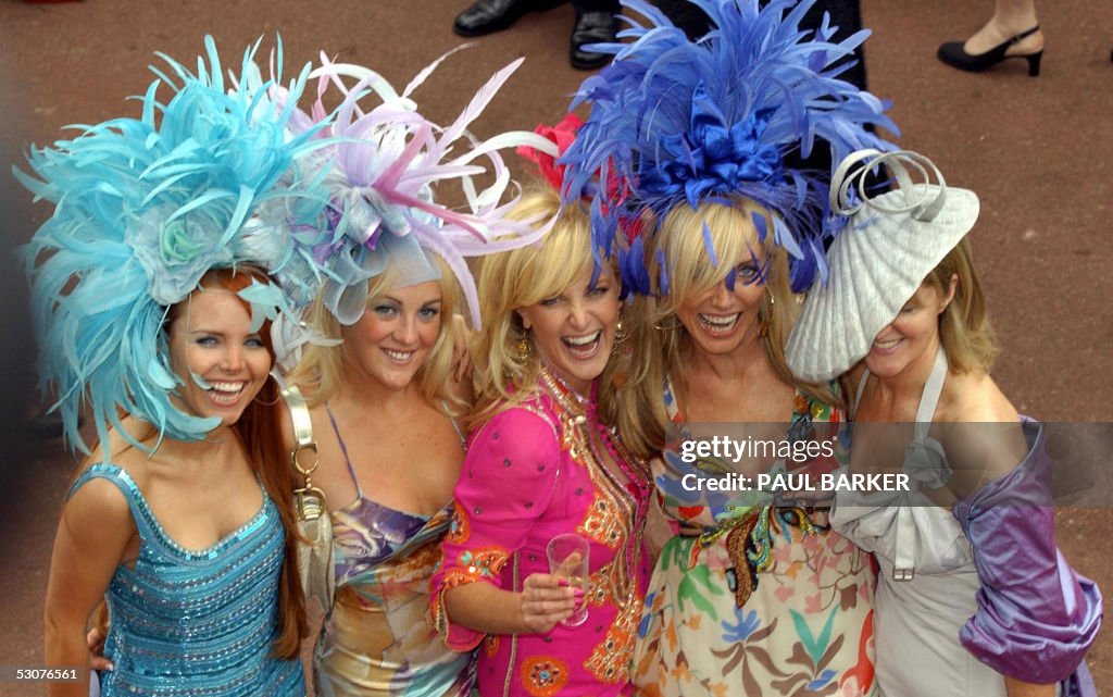 Hats abound during Ladies Day on the thi