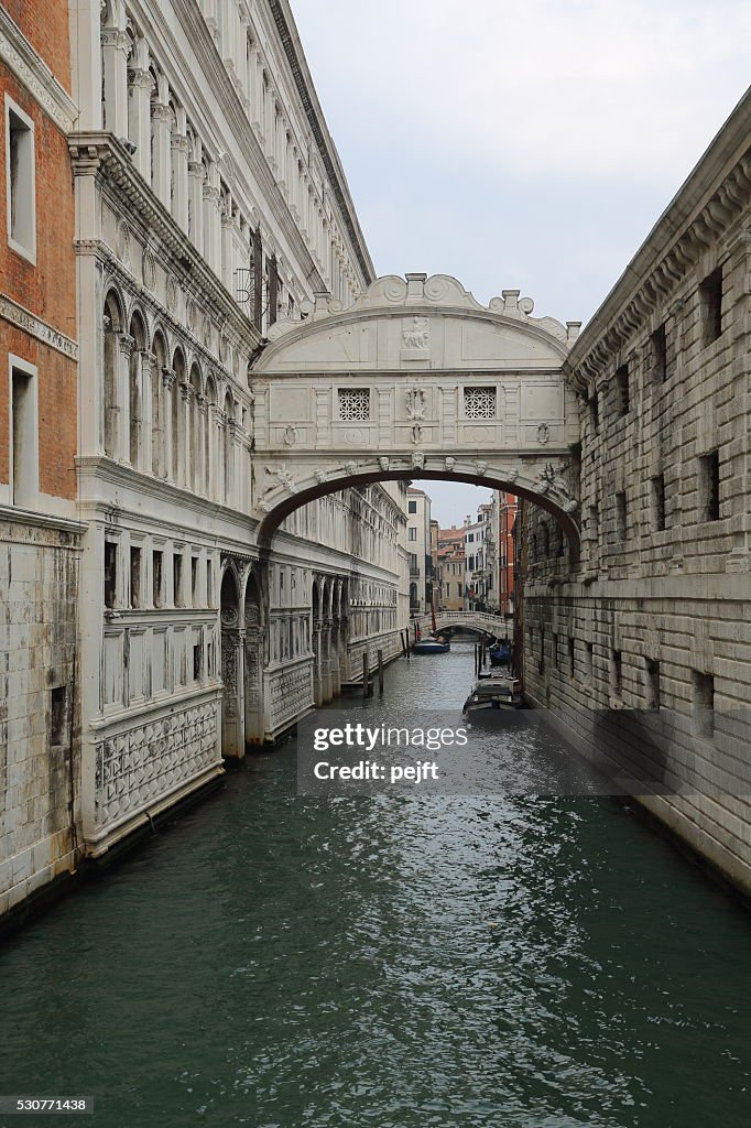 Seufzerbrücke in Venedig, Italien