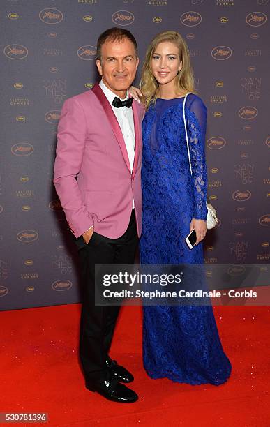 Edward Walson and Anastasia Fetisova arrive at the Opening Gala Dinner during the 69th Annual Cannes Film Festival on May 11, 2016 in Cannes, France.