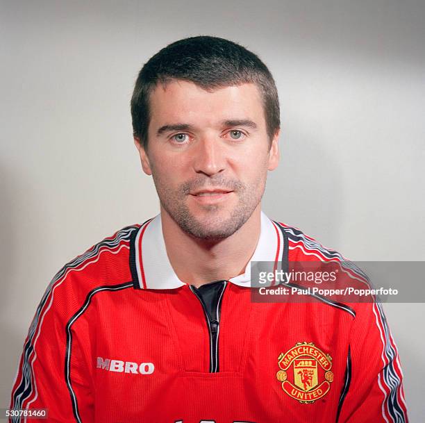Manchester United footballer Roy Keane, circa August 1998.