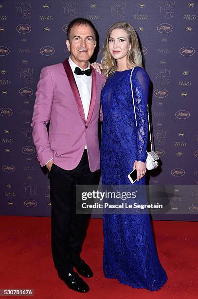 Edward Walson and Anastasia Fetisova arrive at the Opening Gala Dinner during The 69th Annual Cannes Film Festival on May 11, 2016 in Cannes, France.