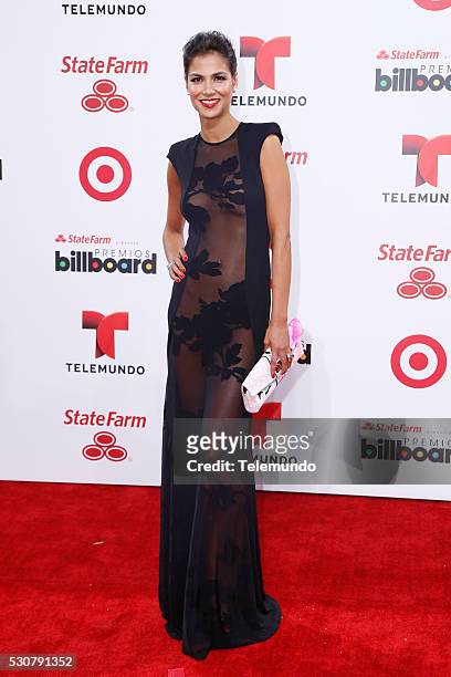 Red Carpet -- Pictured: Catalina Denis arrives at the 2014 Billboard Latin Music Awards, from Miami, Florida at the BankUnited Center, University of...