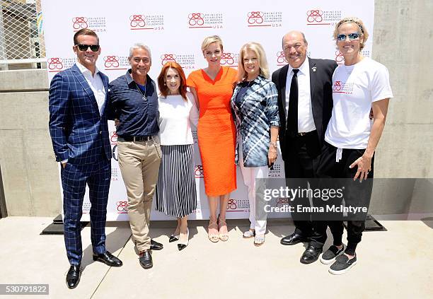 Champion Surfer and Princess Charlene of Monaco Foundation Ambassador - Monaco, Nic Lamb, U.S. Olympic Diver, Greg Louganis, Editor, novelist and...