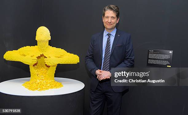 Nathan Sawaya attends the preview of the exhibition 'Nathan Sawaya: The Art Of The Brick' at Kulturcompagnie on May 11, 2016 in Hamburg, Germany.