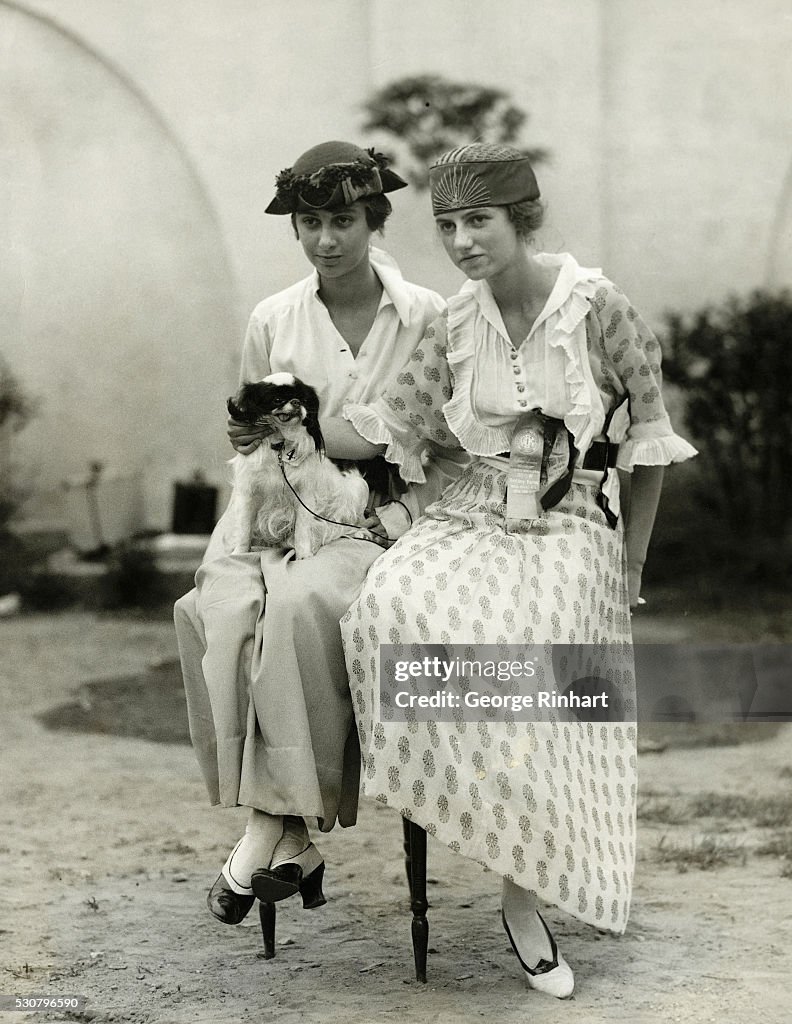 Peggy and Benita Guggenheim at the Dog Show