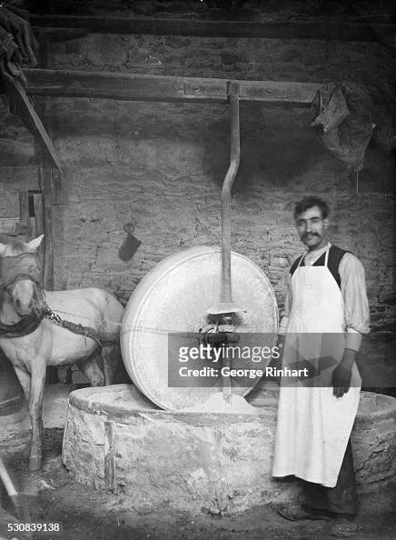 A One-Horse-Power Mill. Spotlight Service. Smyrna, Turkey: Here is a...  News Photo - Getty Images
