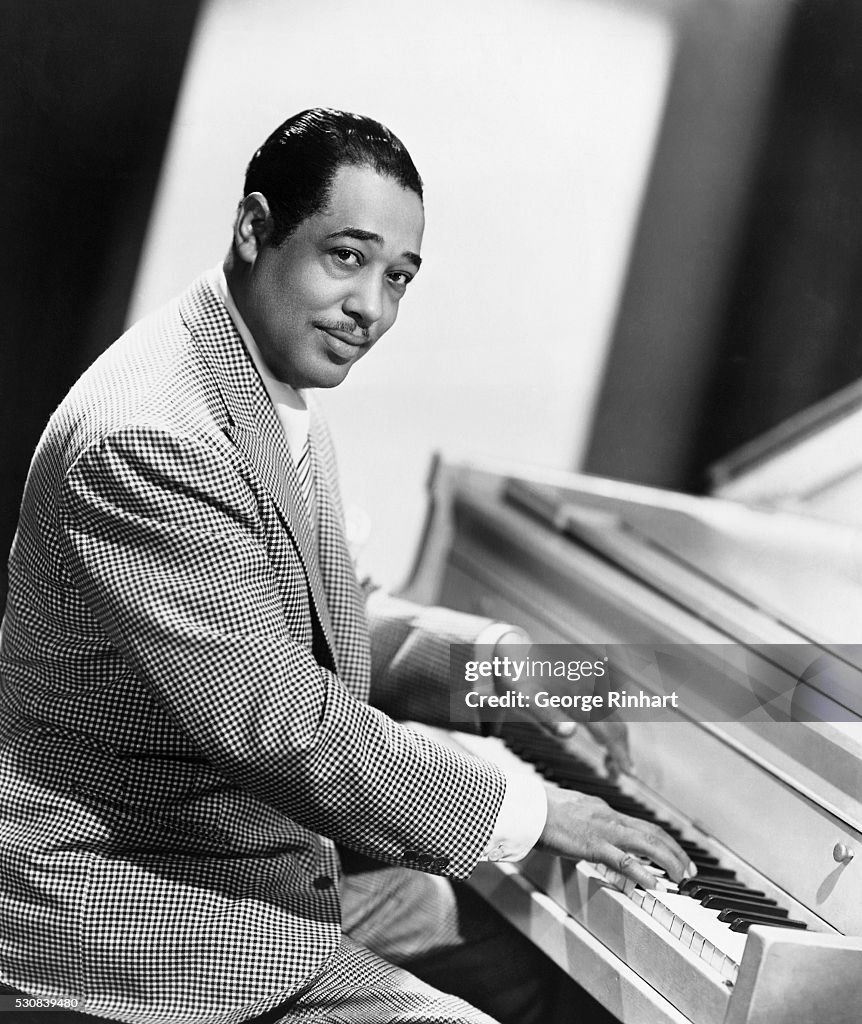 Duke Ellington Playing Piano