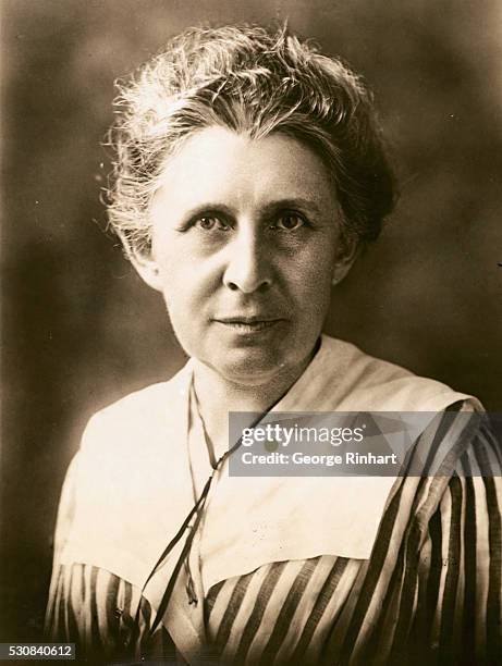 Ida M. Tarbel, of New York, one of America's foremost women, who is one of the representatives of the employer's group at the Washington Labor...